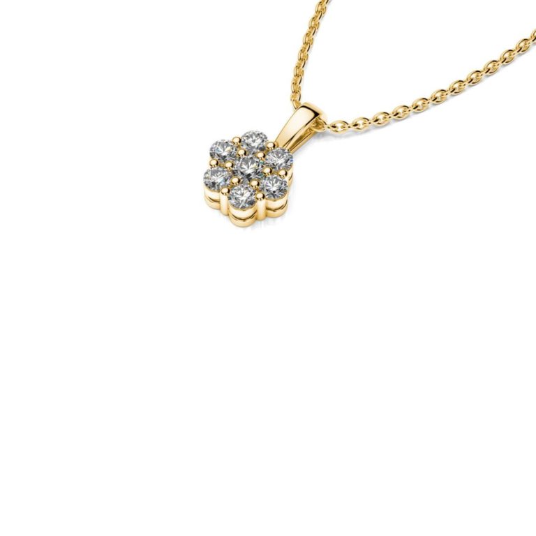 Zlatý náhrdelník s diamantmi Jasmine