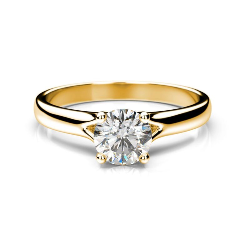 Diamantový zásnubný prsteň Rosa Round