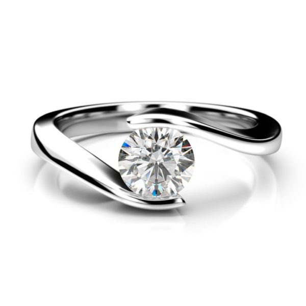 Zásnubný prsteň s diamantom Imiri Round