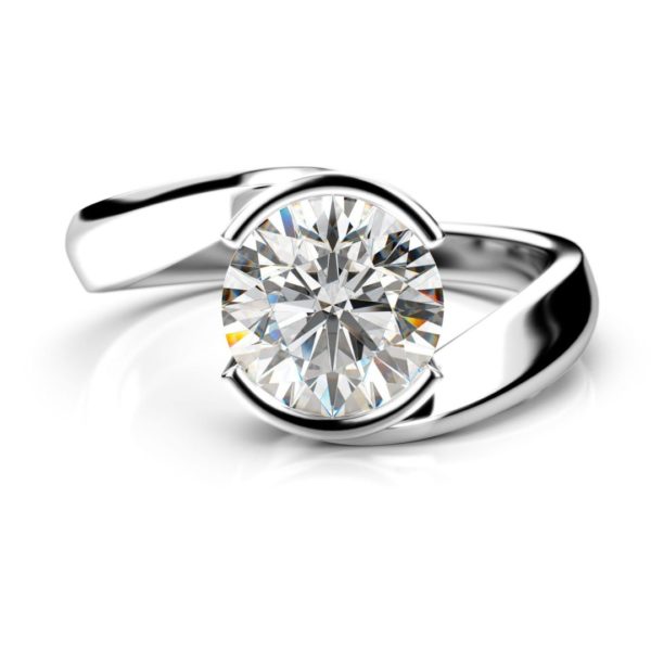 Diamantový zásnubný prsteň Katari Round