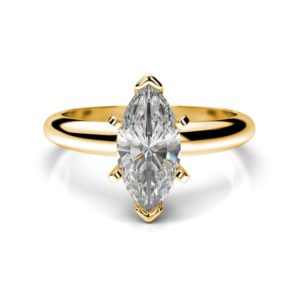 Prsteň s diamantom Amber Marquise