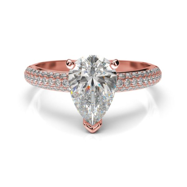 Diamantový zásnubný prsteň Meissa Pear