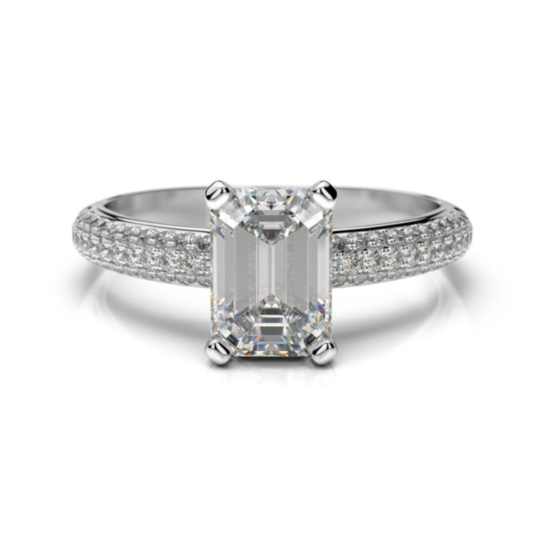 Diamantový zásnubný prsteň Meissa Emerald