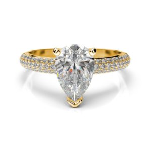 Diamantový prsteň Meissa Pear