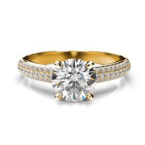 Diamantový zásnubný prsteň Meissa Round