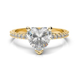 Zásnubný prsteň s diamantom Ela Heart