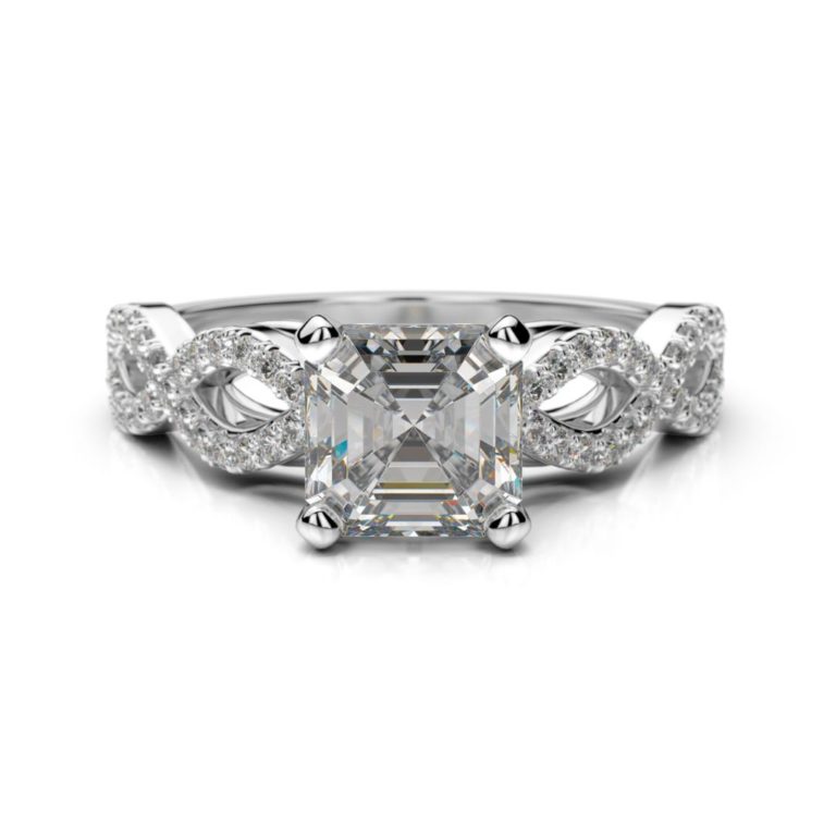 Diamantový zásnubný prsteň Tala Asscher