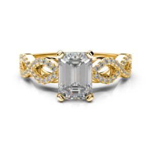 Zásnubný prsteň s diamantom Tala Emerald