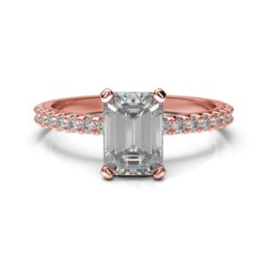Zásnubný prsteň s diamantom Sahel Emerald