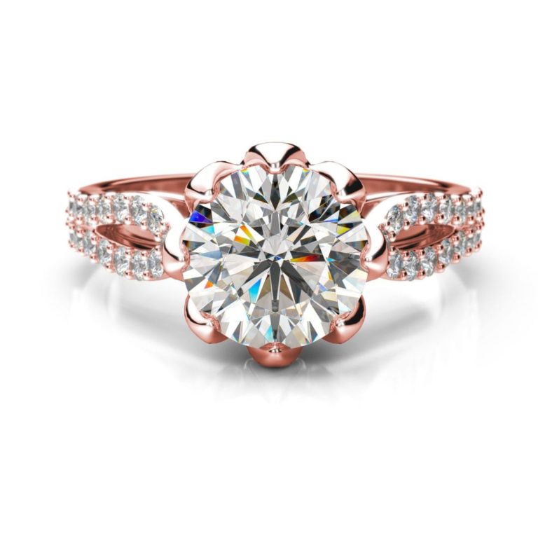 Diamantový prsteň Floris Round