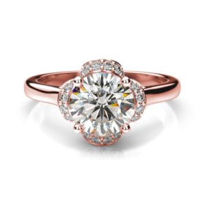 Diamantový zásnubný prsteň Sarin Round