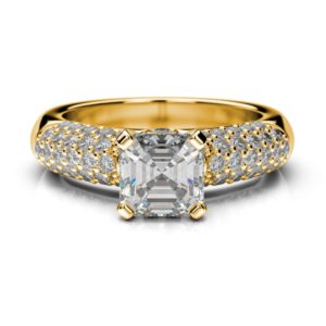 Diamantový zásnubný prsteň Orion Asscher