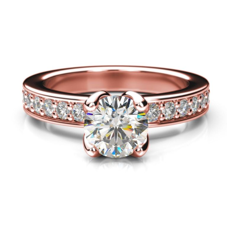 Zásnubný prsteň s diamantom Iris Round