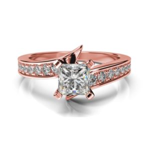 Diamantový zásnubný prsteň Miram Princess