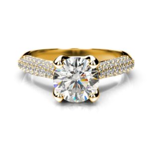 Diamantový zásnubný prsteň Reina Round