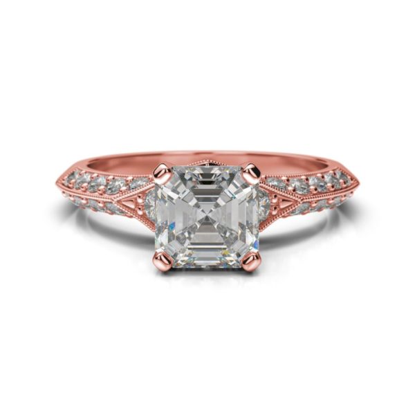 Diamantový zásnubný prsteň Nais Asscher