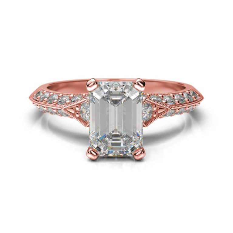 Zásnubný prsteň s diamantom Nais Emerald