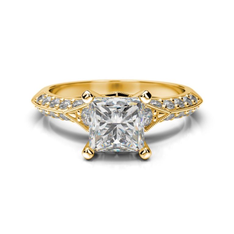 Zásnubný prsteň s diamantom Nais Princess