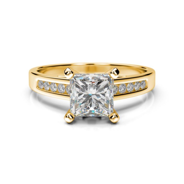 Zásnubný prsteň s diamantom Avior Princess