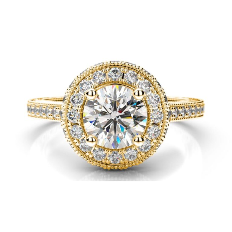 Zásnubný prsteň s diamantom Alliza Round