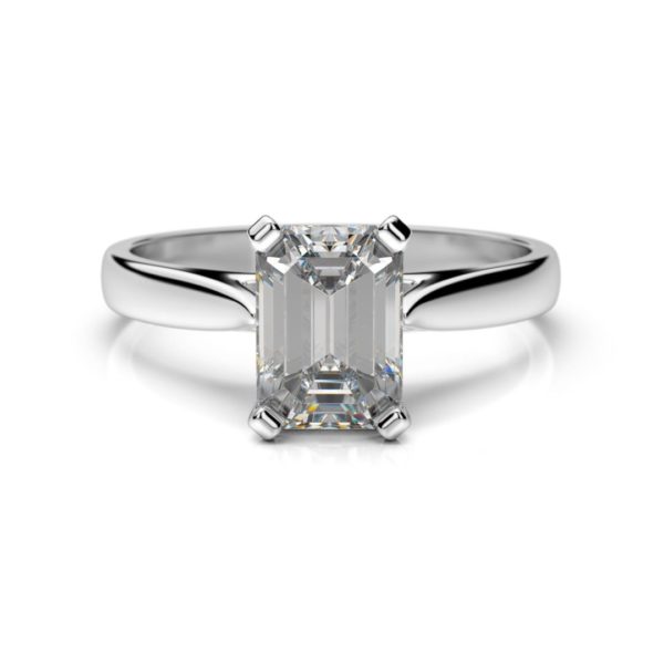 Diamantový zásnubný prsteň Lyra Emerald